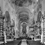 Indersdorf Pfarrkirche Innenansicht gl1961 199.435