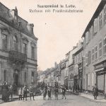 Frankreich 57 Saargemünd in Lothr. Ratheus mit Frankreichstraße feldpgl1917 198.405