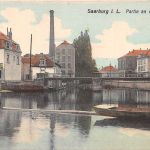 Frankreich 57 Saarburg i.L. Partie an der Saar gl1910 198.414