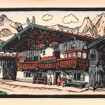 Garmisch-Partenkirchen Haus Gerum Künstlerkarte ngl 199.542