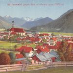 Mittenwald gegen Süd mit Reitherspitze ngl 199.560