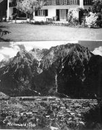 Mittenwald Haus, Panorama Fotokarte ngl 199.562