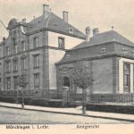 Frankreich 57 Mörchingen in Lothringen Amtsgericht bahnpgl1916 198.446