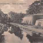 Frankreich 59 Mauberge Partie am Wallgraben feldpgl1917 198.462