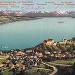 Starnberger See Panorama mit Alpenkette gl1915 199.643