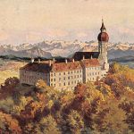 Andechs Kloster Künstlerkarte gl1925 199.651