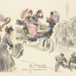 Mercedes Benz - 1888 Karl Benz mit Frau ngl 136.621