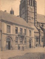 Frankreich 62 Henin-Lietard L`Hotel de Ville et l`Eglise feldpgl1916 198.572
