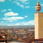 Frankfurt (Main) Henninger Turm und Stadtpanorama gl1970 199.748
