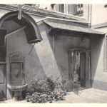 Frankfurt (Main) Goethehaus Höfchen mit Brunnen ngl 199.786