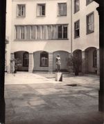 Frankfurt (Main) Goethemuseum Innenhof ngl 199.788