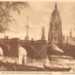 Frankfurt (Main) Alte Mainbrücke mit Denkmal gl1911 199.797