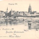 Frankfurt (Main) Eiserner Steg mit Zudruck gl1897 199.812