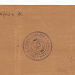 Frankfurt (Main) Eiserner Steg Rückseitig mit Zusatzstempel ngl 199.816