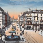 Frankfurt (Main) Kaiserstraße mit Brunnen ngl1916 199.865
