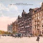 Frankfurt (Main) Ecke Kaiserstraße mit Manskopf-Uhrturm gl1928 199.866