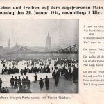 Frankfurt (Main) zugefrorener Main 25. Januar 1914 ngl 300.115