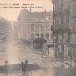 Frankreich 75 Paris Crue de la Seine Janvier 1910 gl1924 198.858