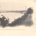 Frankreich 94 Villeneuf-Saint-Georges Pont Suspendu sur la Seine gl1900 199.123