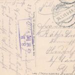 Frankreich village Le courrier de terrain a été livré feldpgl1918 199.155