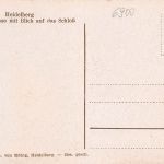 Heidelberg Scheffelterrasse mit Schloß ngl 300.169