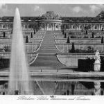 Potsdam Sanssouci Schloß mit Terrasse ngl 300.208