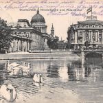 Potsdam Stadtschloss, Nikolaikirche und Palasthotel gl1925 300.214