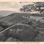 Brocken (Harz) Blick von den Westerklippen zum Brocken ngl 300.244