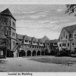 Halle (Saale) Innenhof der Moritzburg gl1938 300.247