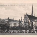 Leipzig Augustusplatz mit Universität gl1914 300.289