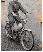 Motorrad FOTO Rückseitig datiert um 1950 ngl 300.551