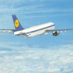 Luftfahrt Flugzeug Airbus A300 Lufthansa gl1979 300.586