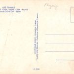 Luftfahrt AIR FRANCE Paris-New York-Paris Alphonse Dehedin 1950 ngl 300.595