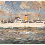 Seefahrt M. S. "Königin Luise" Künstlerkarte ngl 300.610