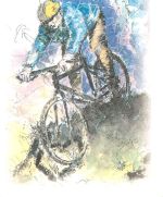 Sport Radfahren Künstlerkarten ngl 300.629