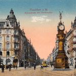 Frankfurt (Main) Kaiserstraße mit Uhrentürmchen gl1918 300.699