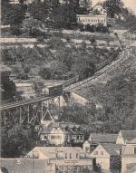 Dresden-Loschwitz Luisenhof mit Drahtseilbahn gl1912 300.822