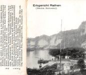 Rathen (Sächsische Schweiz) Erbgericht Doppelkarte ngl 300.827