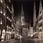 Münster (Westfalen) Prinzipalmarkt in Festbeleuchtung gl1968 301.072
