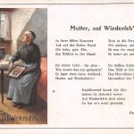 Motiv Künstler Paul Hambrock Mutter, auf Wiederseh`n ngl 301.147