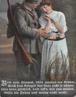 Motiv Militär Lebe wohl 6 verschiedene AK gl1915 301.188