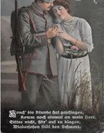 Motiv Militär Lebe wohl 6 verschiedene AK gl1915 301.188