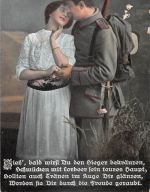 Motiv Militär Lebe wohl 6 verschiedene AK gl1915 301.188