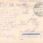 Motiv Militär Soldatenportrait Fotokarte feldpgl1916 301.203