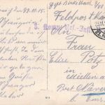 Motiv Militär Soldatenportrait Zerstörte Gebäude Fotokarte feldpgl1915 301.206