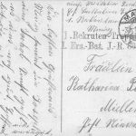 Motiv Militär Stempel "1. Rekruten-Trupp…" feldpgl1915 301.209