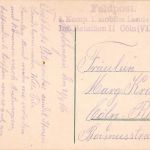 Motiv Militär I. WK Briefstempel feldpgl 301.214
