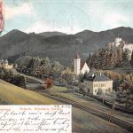 Österreich Klamm am Semmering Schule, Kirche u. Ruine gl1903 301.234