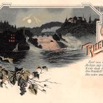 Schweiz Schaffhausen Rheinfall Litho ngl 301.322