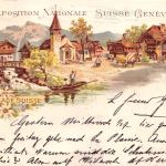 Schweiz Geneve Exposition Nationale Suisse 1896 Litho gl1896 301.325